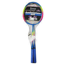 3 Piece Rainbow Badminton 2 Player Set