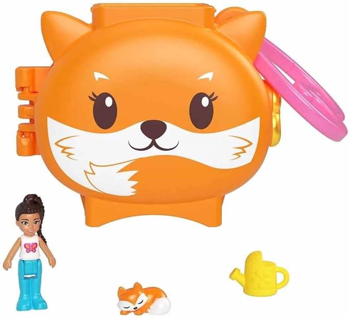 Polly Pocket Pet Connects Collectible Locket Playset 4+