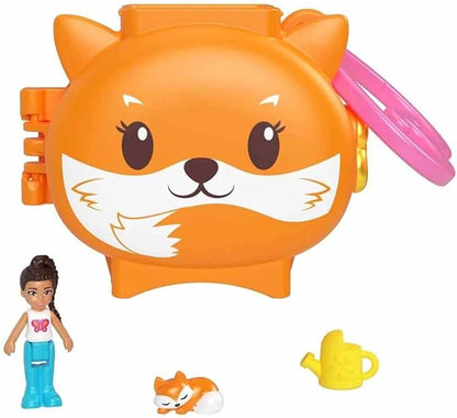 Polly Pocket Pet Connects Collectible Locket Playset 4+