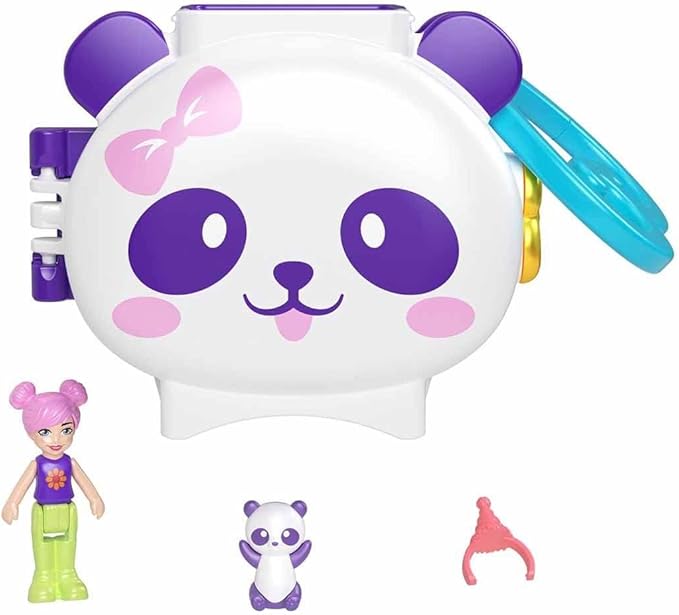 Polly Pocket Pet Connects Collectible Locket Playset 4+
