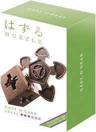 Huzzle Cast - O'Gear- Metal Puzzle - Level 3, Brain Teaser 8+