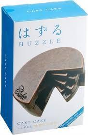 Huzzle Cast Cake Metal Puzzle Level 4, Brain Teaser 8+
