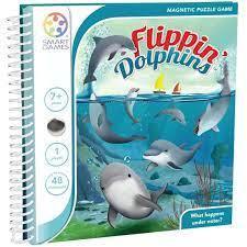 Flippin' Dolphins 7+ Magnetic IQ Travel Puzzle Smart Game
