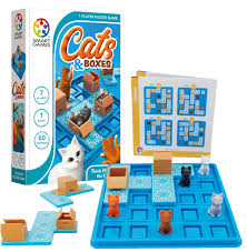 Cats & boxes Puzzle Game by Smart Games 7+
