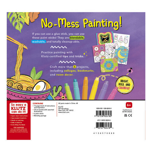 Shimmer Magic Paint Sticks By Klutz 6+ Childrens Creative