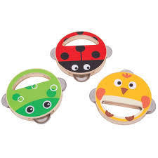 Hand Shaker Tambourine Musical Toy by Big Jigs Toys BJ213