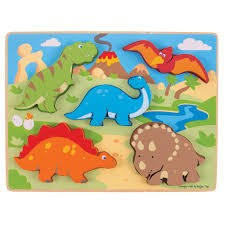 Dinosaur Chunky Lift Out Tray Puzzle by Big Jigs Toys