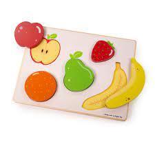 Chunky Lift Out Fruit Tray Puzzle by Big Jigs Toys 12m+