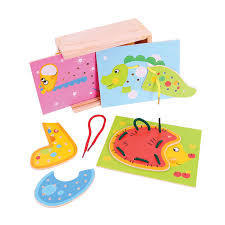 Box of Lacing Animals by Big Jigs Toys BJ505