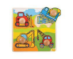 My First Construction Peg Puzzle By Big Jigs Toys 12m+