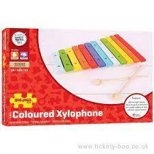 Bigjigs Wooden Toys Snazzy Xylophone  by Big Jigs Toys 18m+