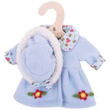 Blue Hat and Coat for 28cm Doll BJD529 3+