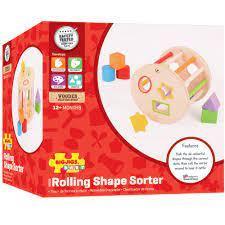 Bigjigs First Rolling Shape Sorter by Big Jigs Toys BB096 12m+