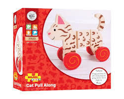 Cat Pull Along Toy Big Jigs Toys BB111