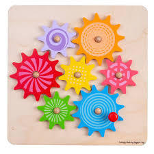 Wooden Gears and Cog Puzzle 10m+
