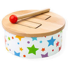 Wooden Drum 18m+ by Big Jigs Toys
