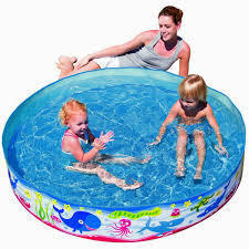 1.5m Diameter 59" Rigid Edge Paddling Pool