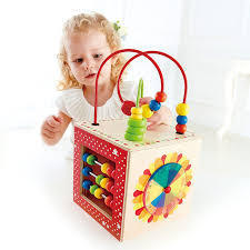 Discovery Box Play Cube and Bead Frame By Hape Toys 24m+