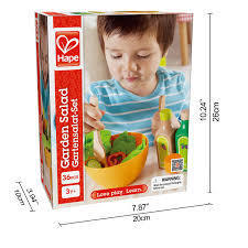 Wooden garden Salad Pretend Food by Hape Toys E3116