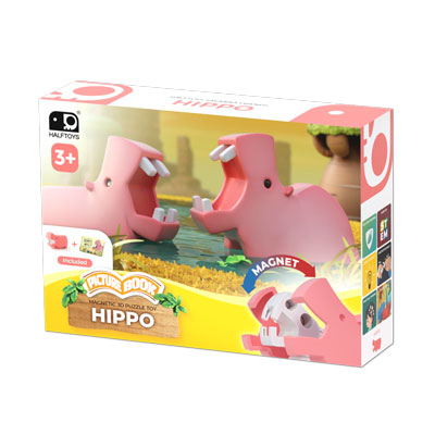Hippo - Halftoys Picture Book toy by Brainstorm 3+