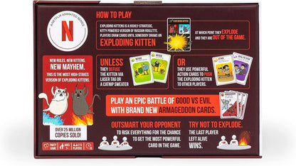 Exploding Kittens Card Game Good vs Evil 7+