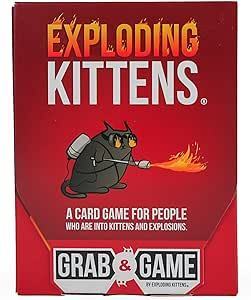 Exploding Kittens Card Game Grab & Game 7+