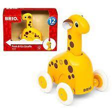 Brio Push and Go Giraffe 30229 12m+