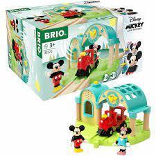Brio 32270 Mickey Mouse Record & Play Train Station Playset 3+