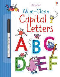 Wipe-clean Capital Letters Book﻿ With Pen By Usborne