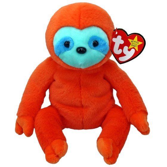Molasses The Sloth II Original 15cm TY Beanie Baby DOB August 7
