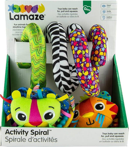 LAMAZE Activity Spiral Baby Pram or Cot Toy Set by Tomy 0m+