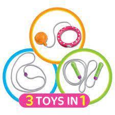 Fun Gee 3 in 1 Multicolour Outdoor Activity Toy 5+