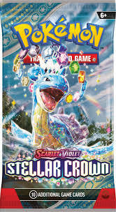 Pokemon Scarlet & Violet 7 Stellar Crown Boosters Pack 6+