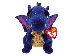 Saffire the Blue Dragon 15cm TY Beanie DOB February 23