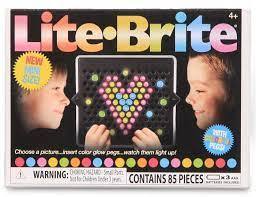 Lite Brite Mini Glow Art Set 4+ Crafts