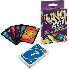 Uno Flip Card Game from Mattel 7+