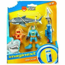 Fisher-Price Imaginext Reef Diver Figure Pack GKG84 3+