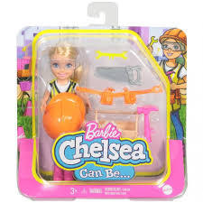 Barbie Chelsea Can Be a Construction Worker Doll Set GTN87 3+
