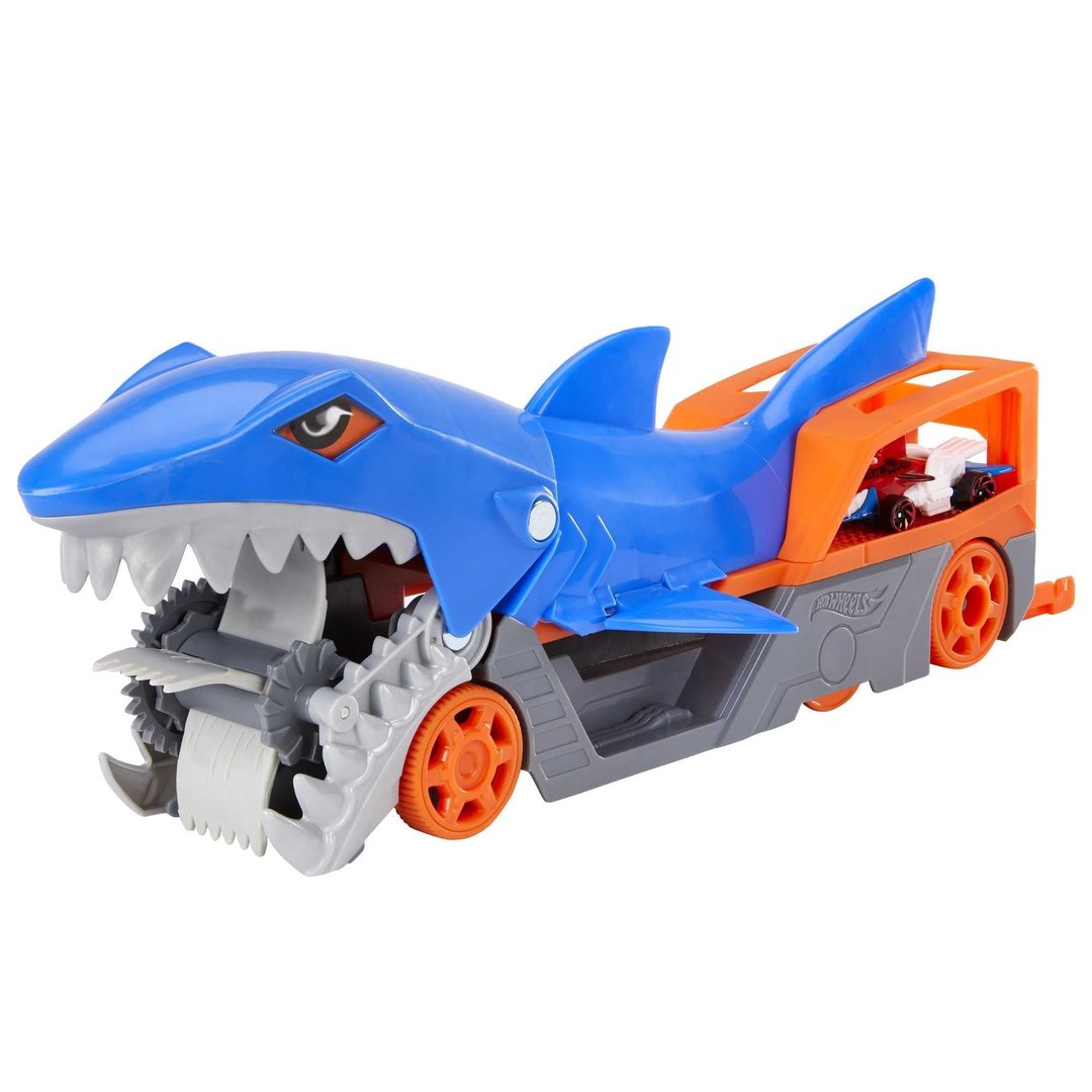 Hot Wheels Shark Chomp Transporter Playset With One Car 4+