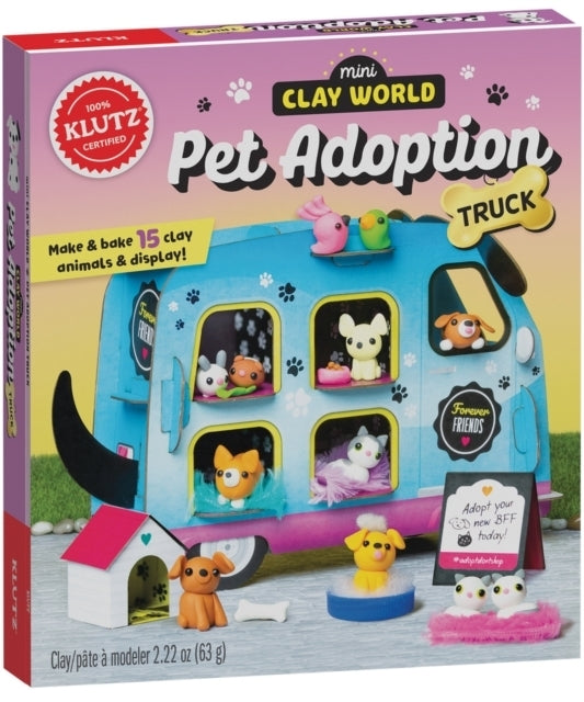 Mini Clay World Pet Adoption Truck by Klutz 8+