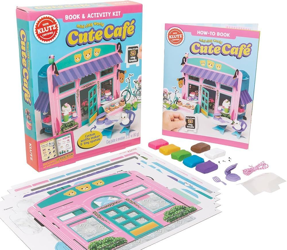 Make Your Own Mini Clay World Cute Cafe Set By Klutz 8+
