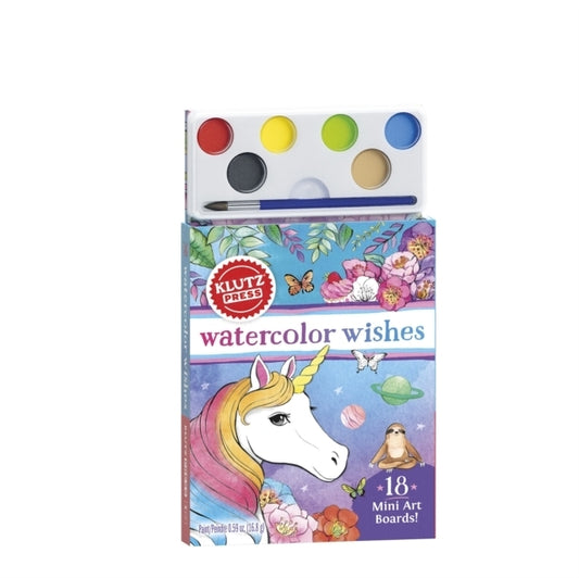 Watercoulor Wishes Painting Book By Klutz 6+