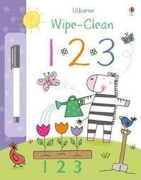 Wipe-Clean 123 Numbers book with Pen By Usborne