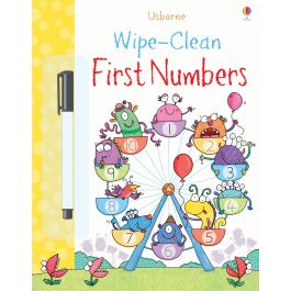 Wipe-Clean First Numbers Book With Pen By Usborne