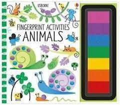 Fingerprint Activities Animals Book by Usborne