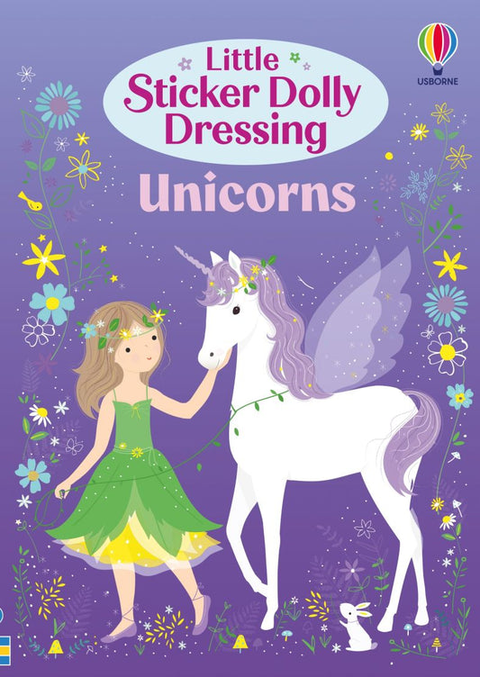 Little First Stickers Unicorns Book by Usborne 3+