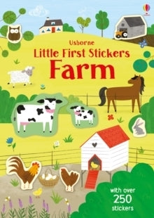 Little First Stickers Farm Book by Usborne