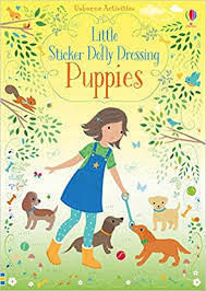 Little Sticker Dolly Dressing Puppies Book by Usborne