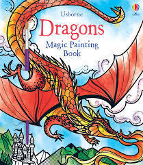 Magic Painting Dragons Book with Brush by Usborne