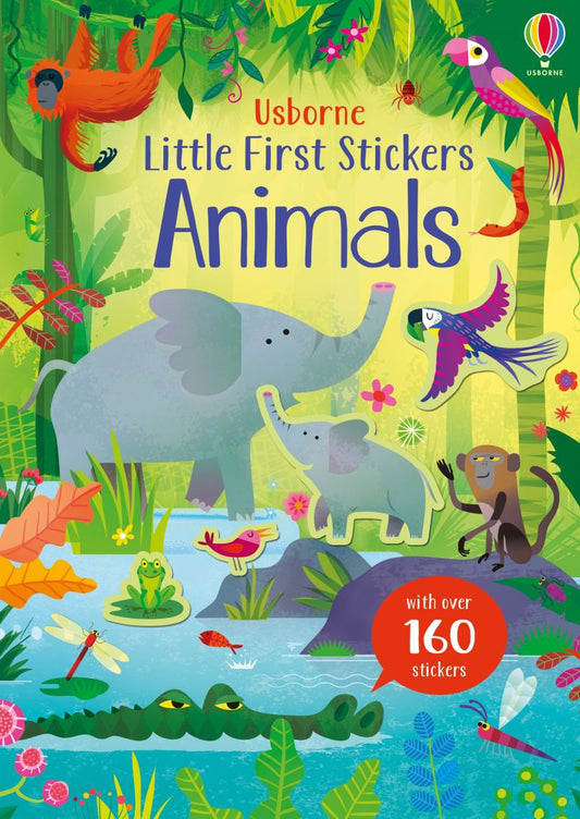 Little First Stickers Animals Book by Usborne 3+